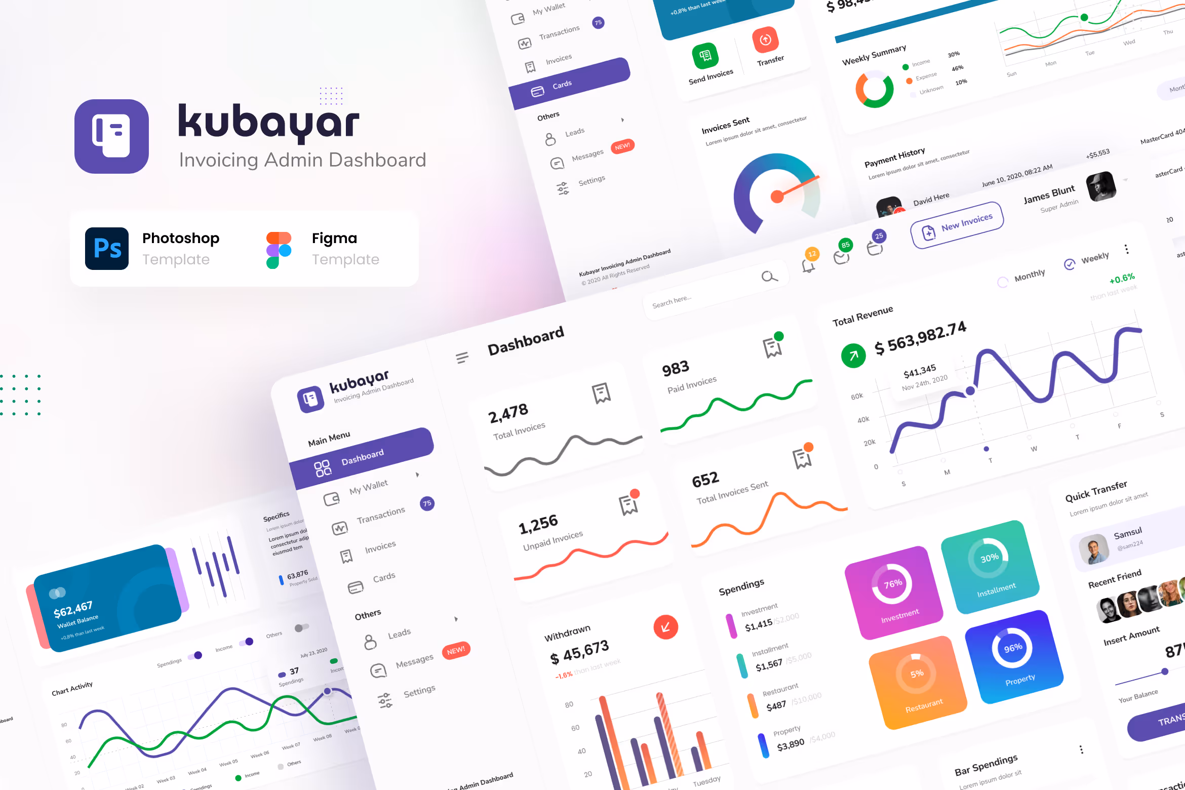 Kubayar – Invoicing Admin Dashboard