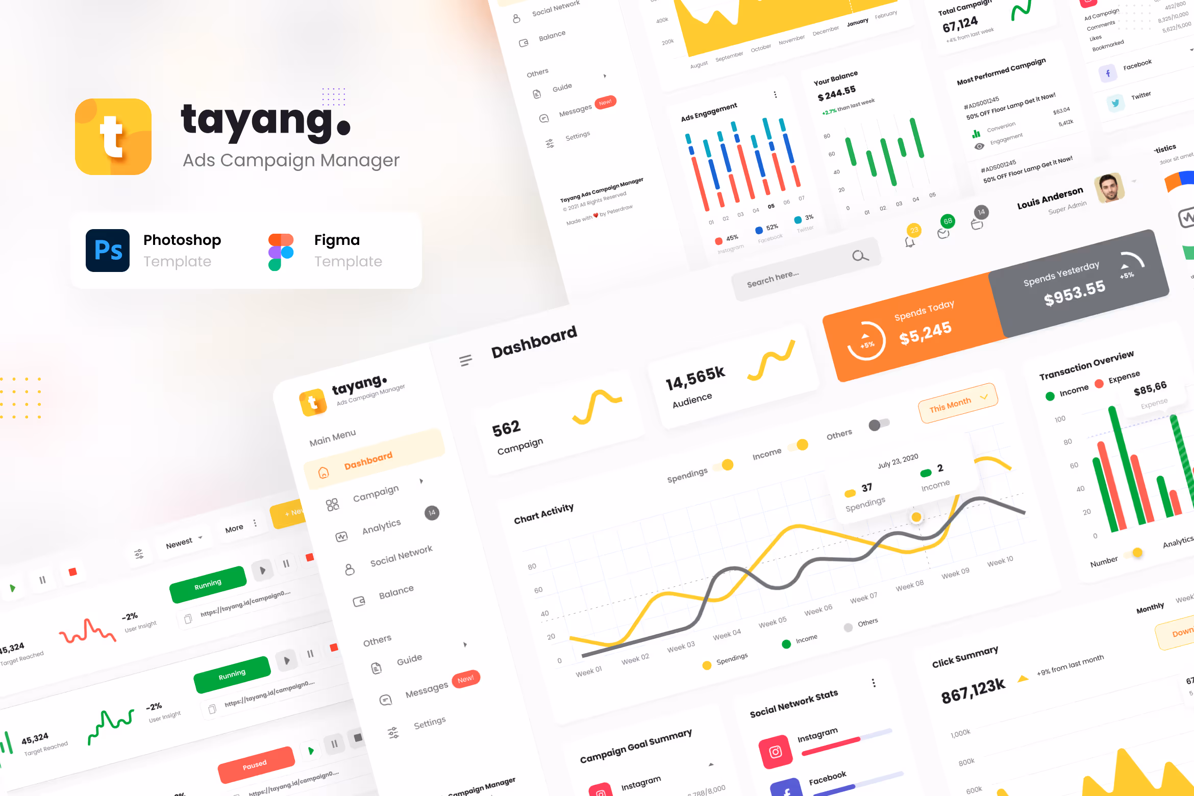 Tayang – Ad Manager Admin Dashboard