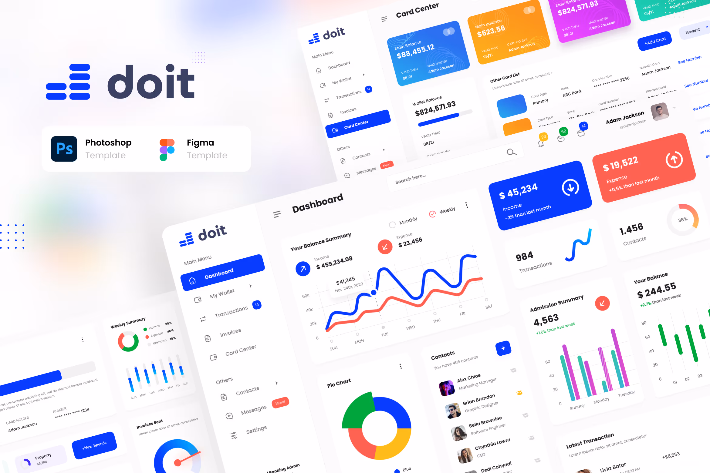 Doit – Personal Banking Admin UI