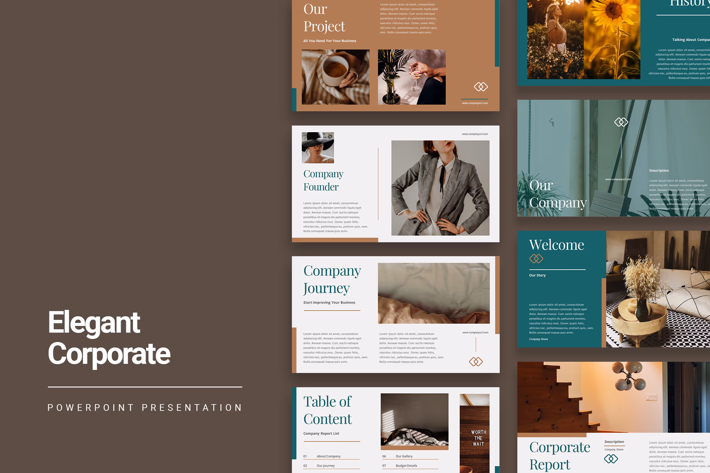 Elegant Corporate Presentation Template