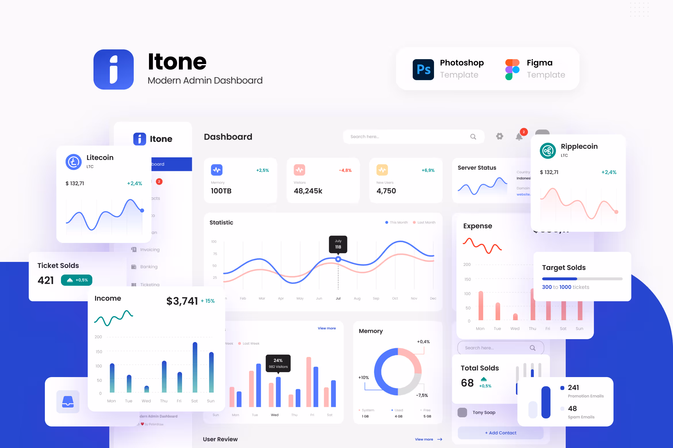 Itone – Modern and Dynamic Admin
