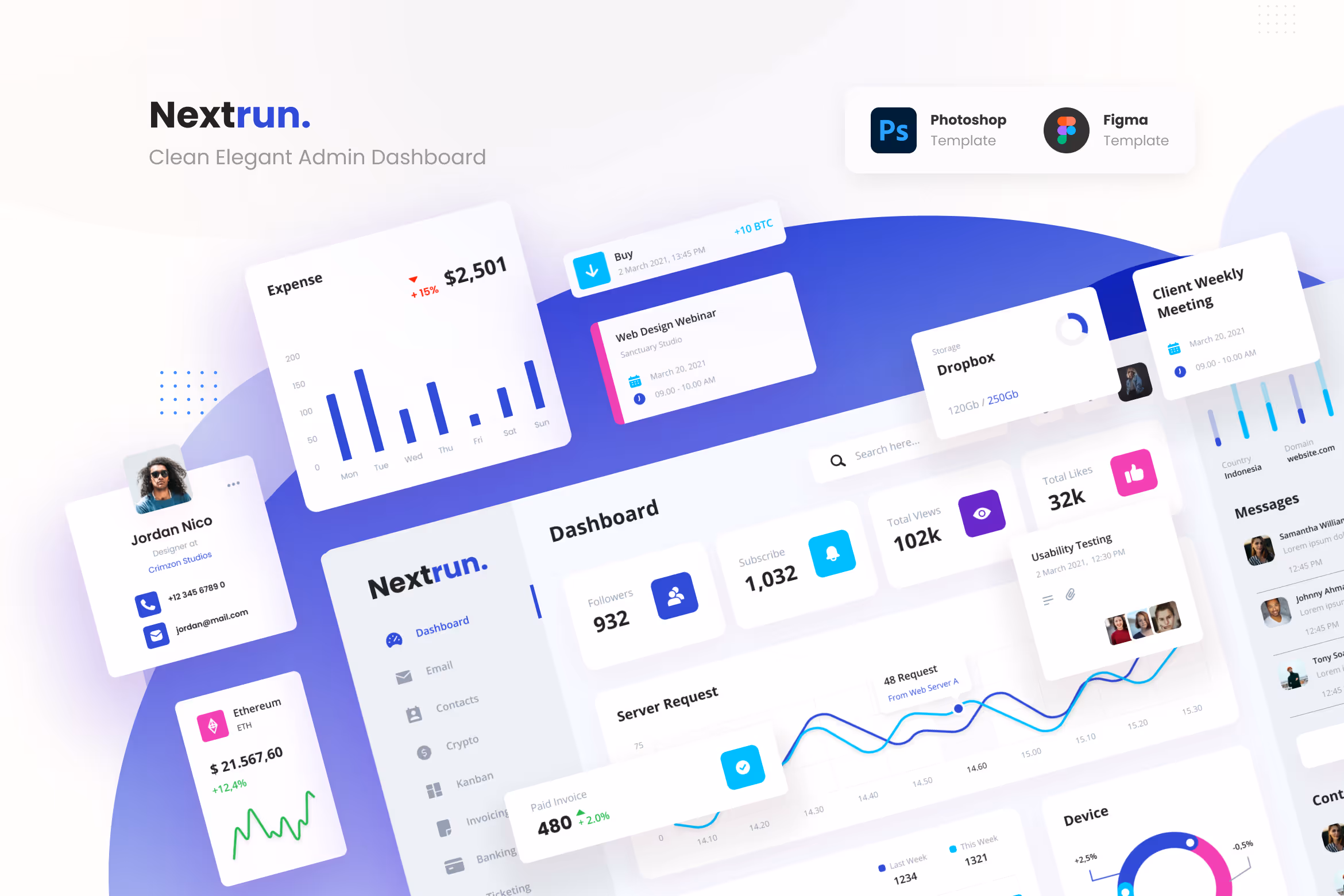 Nextrun – Clean and Elegant Admin