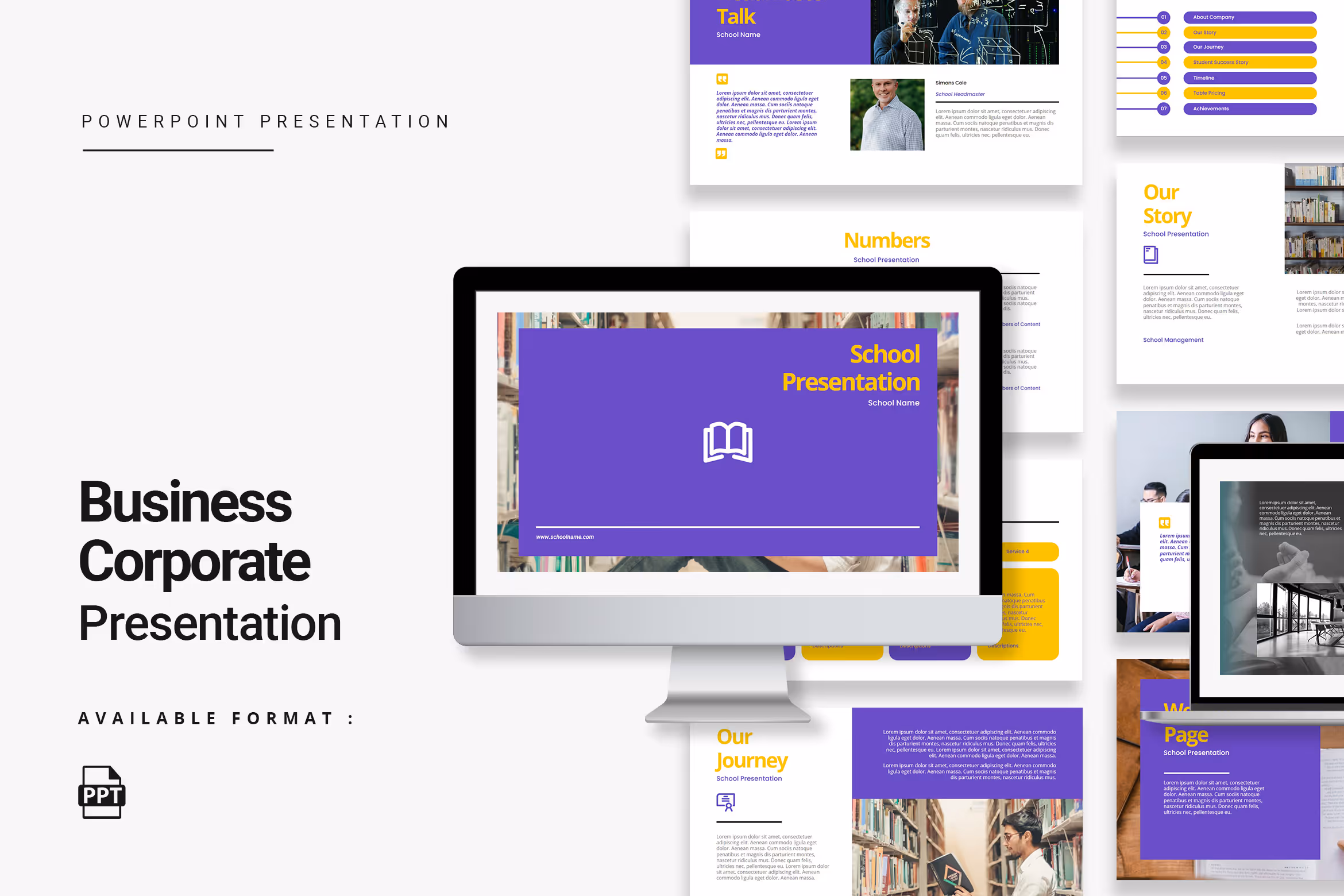 Modern School Presentation Template