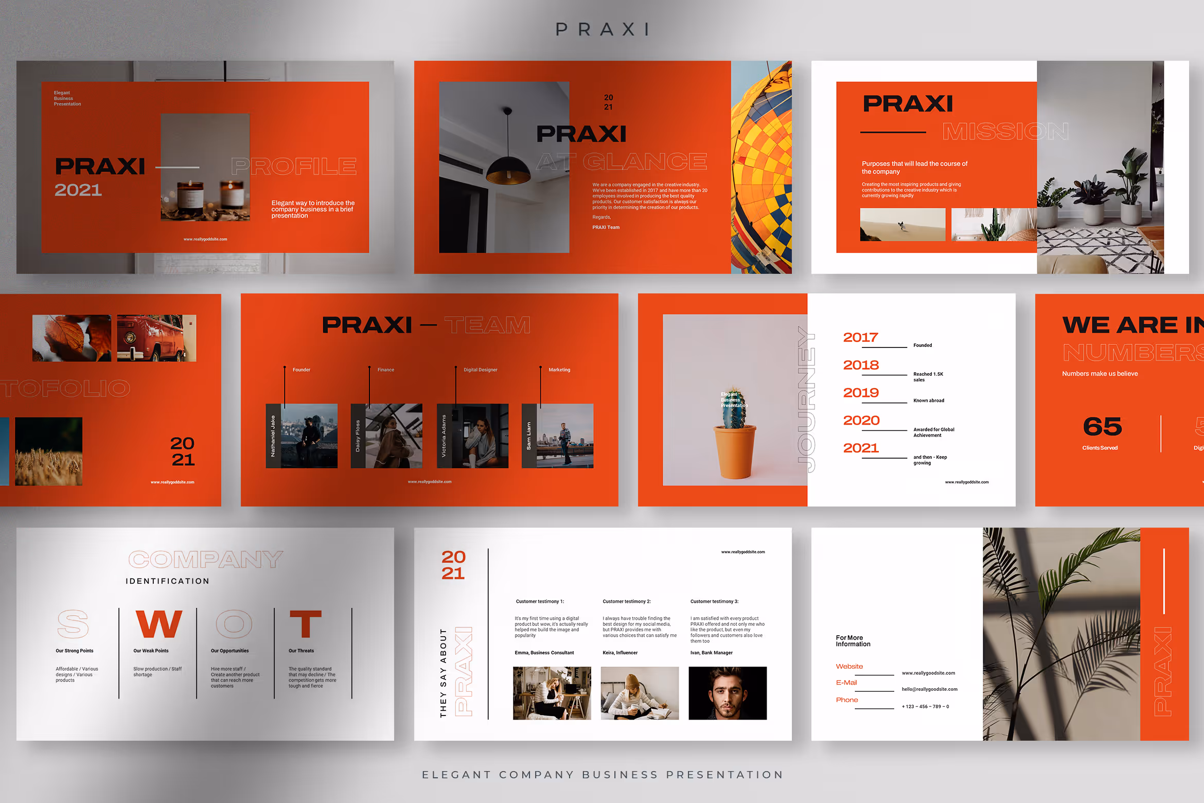 Praxi – Elegant Company Business Presentation