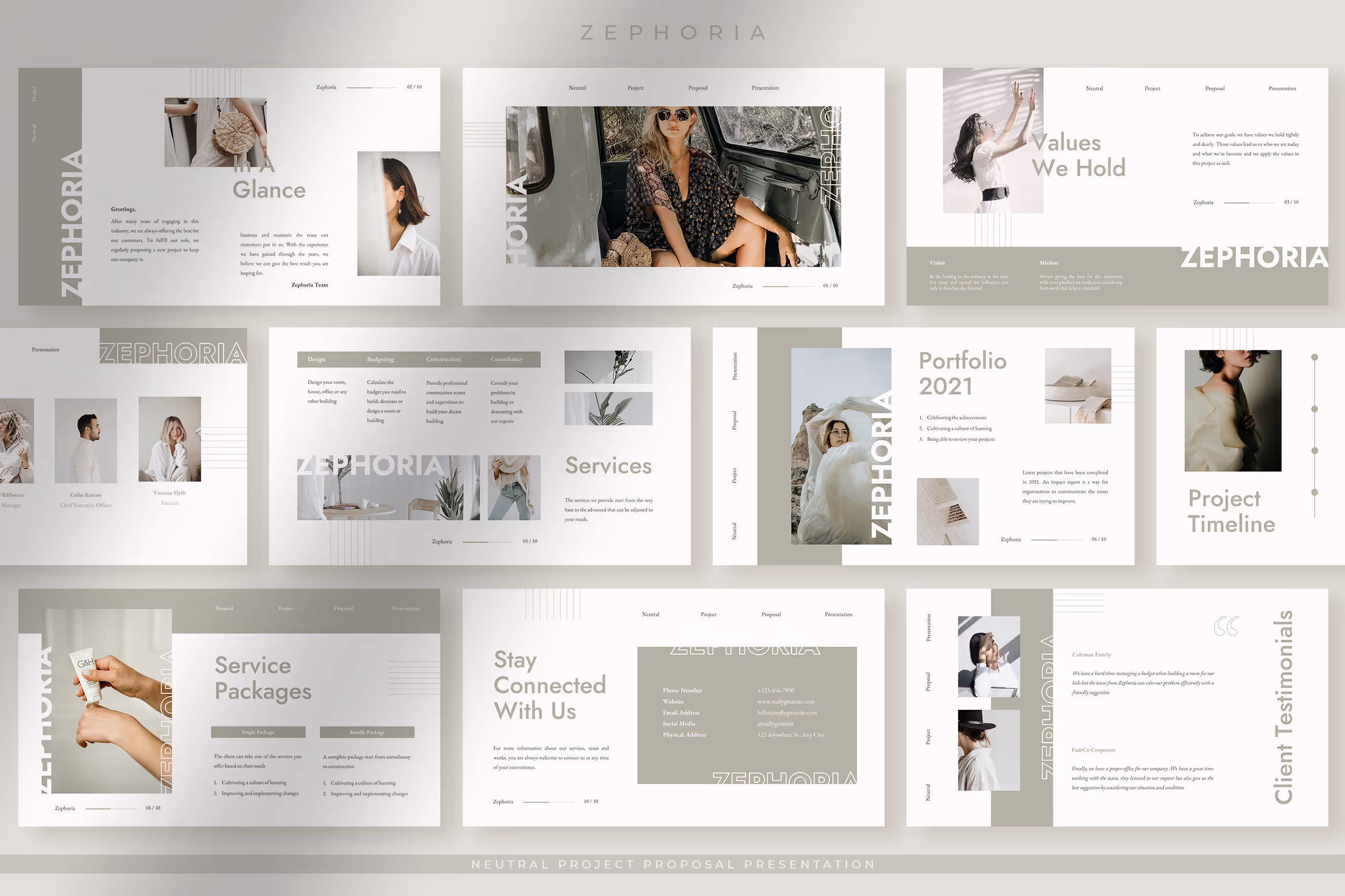 Zephoria – Neutral Project Proposal Presentation