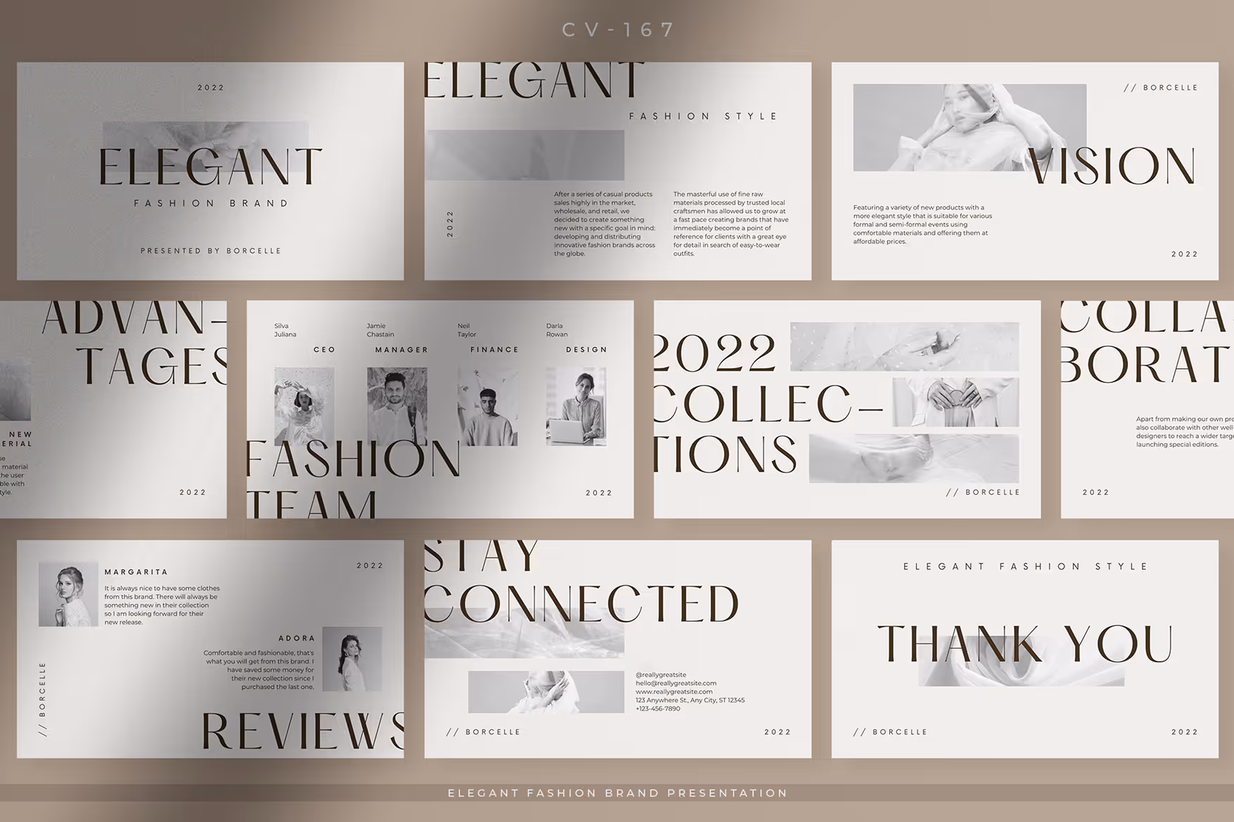 Simple Elegant Fashion Brand Presentation