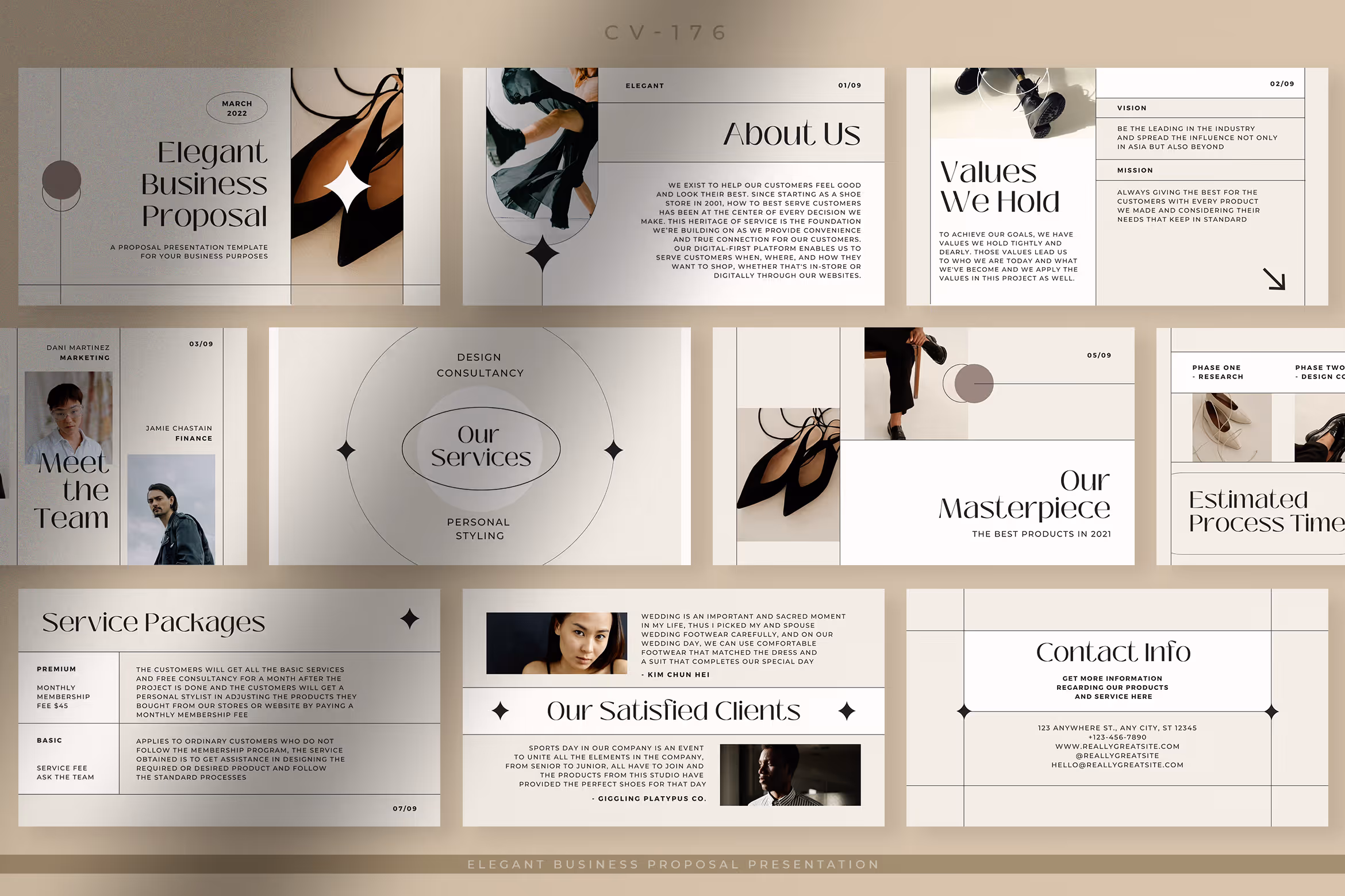 Elegant Minimalist Business Proposal 