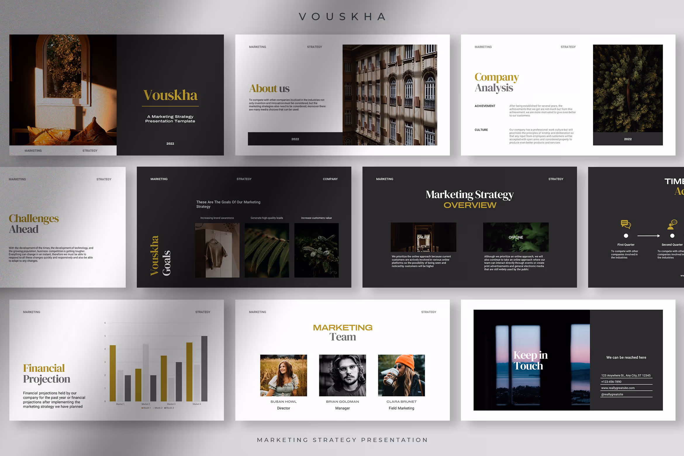 Vouskha – Bold Professional Marketing Strategy