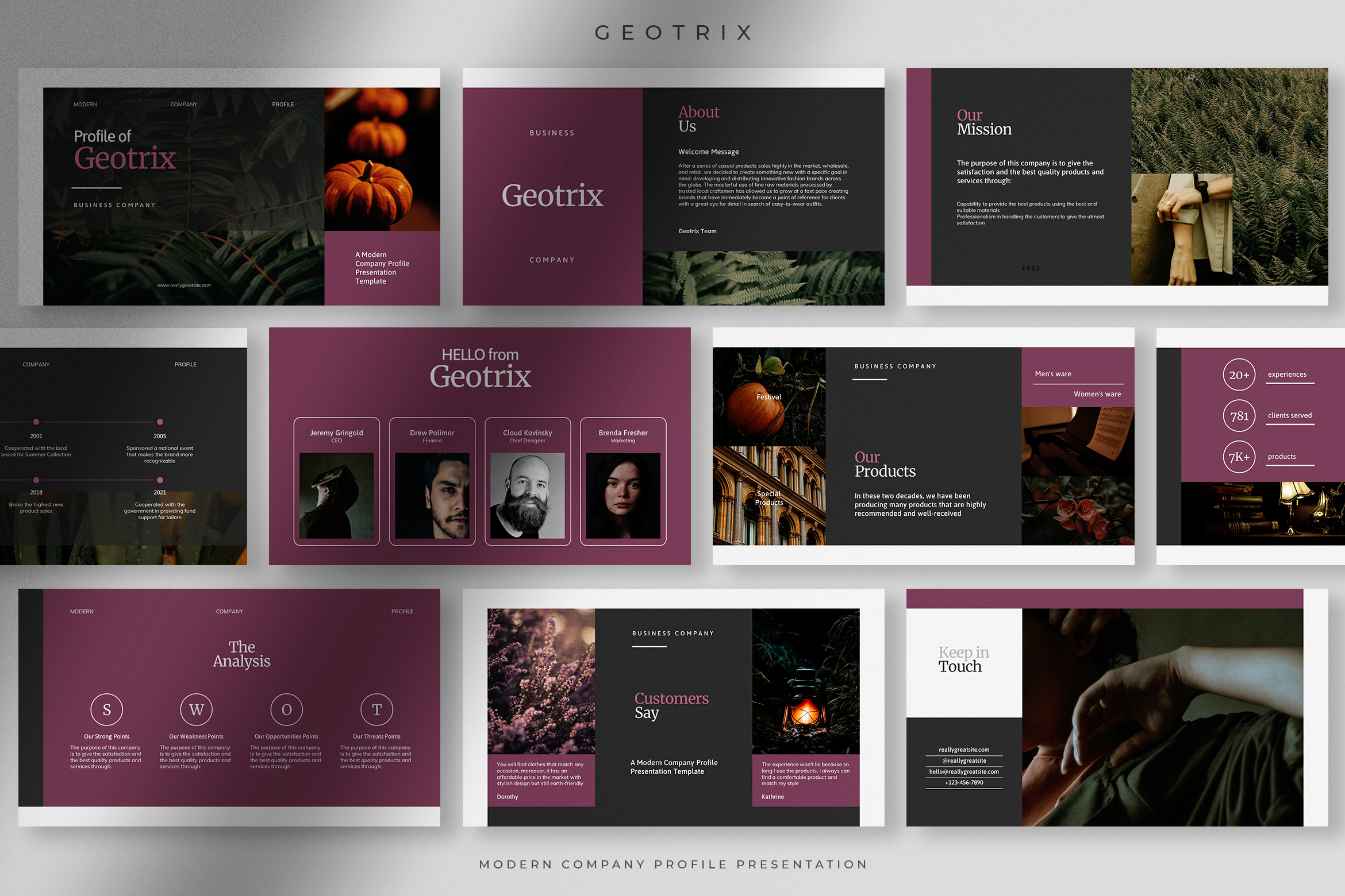 Geotrix – Grape Juice Modern Company Profile