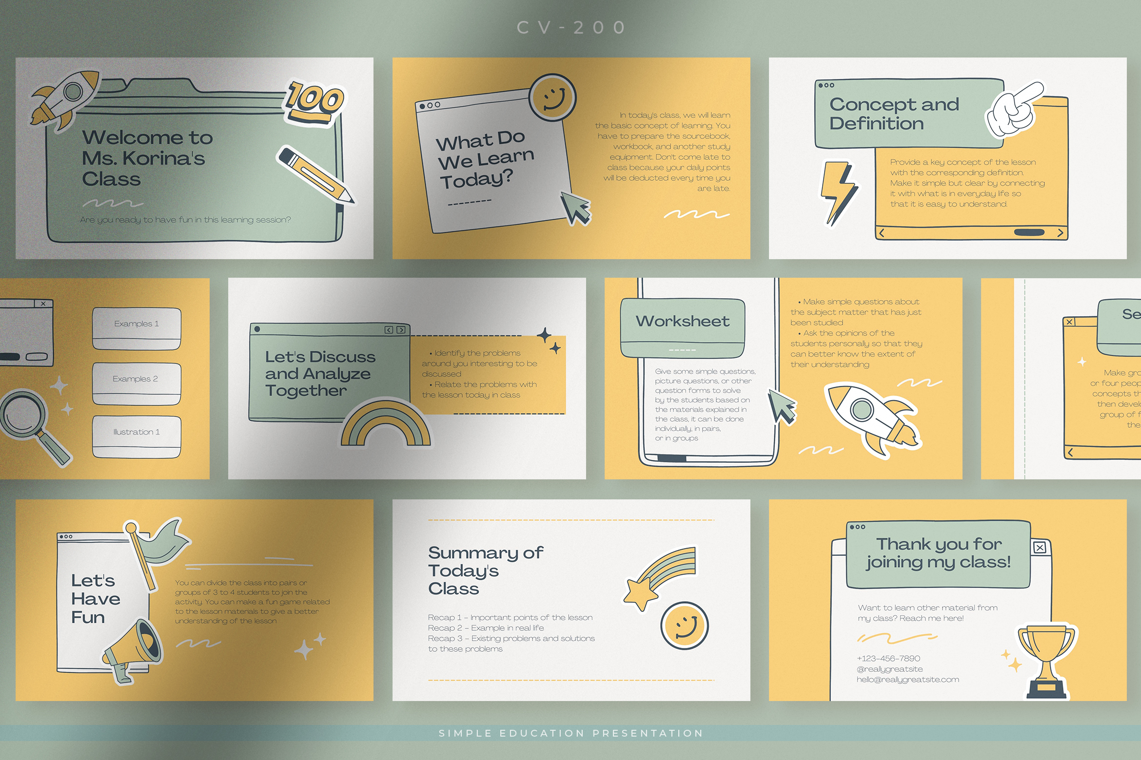 Fun Simple Education Presentation Canva