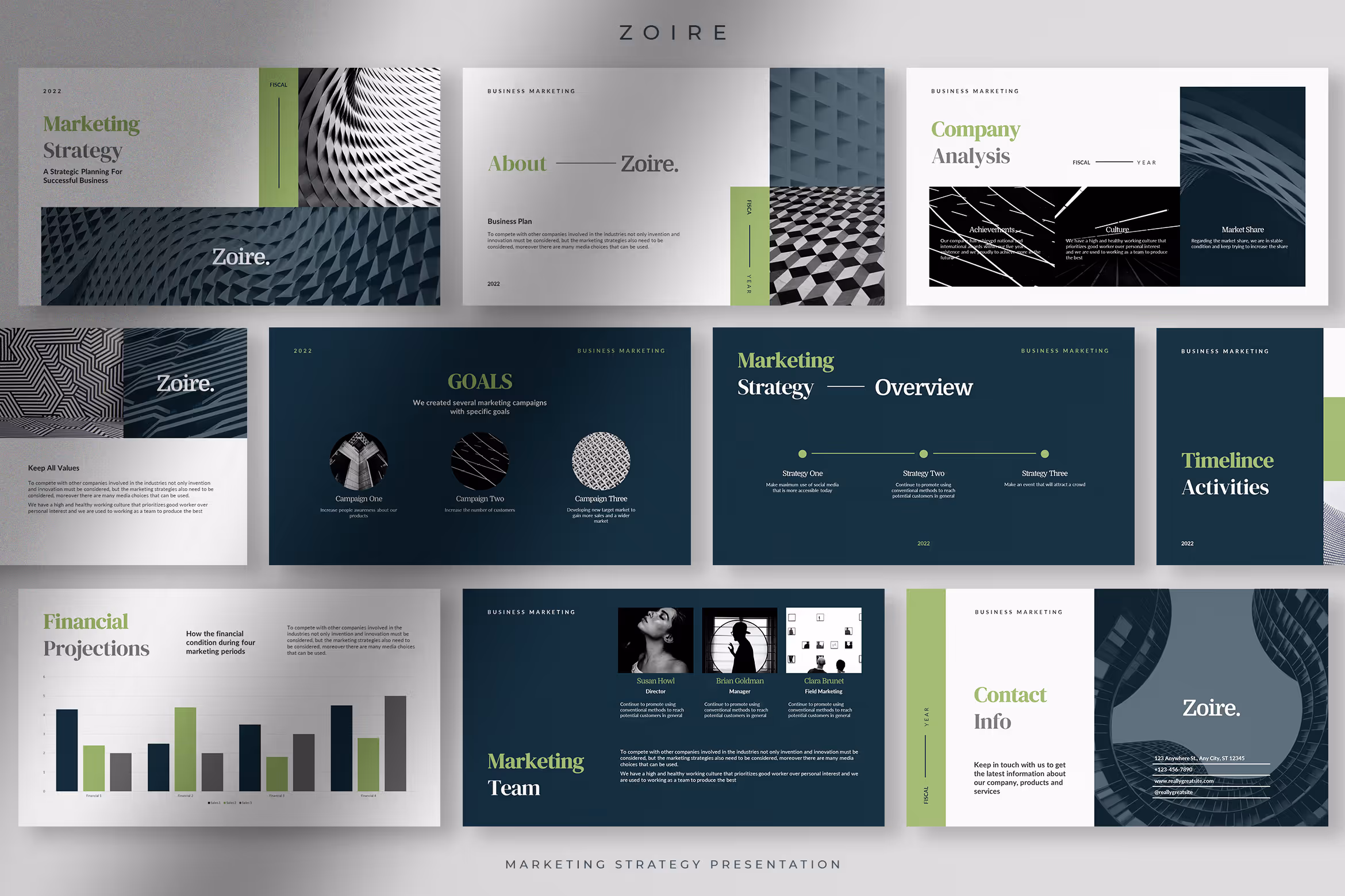 Zoire – Teal Architectural Marketing Strategy