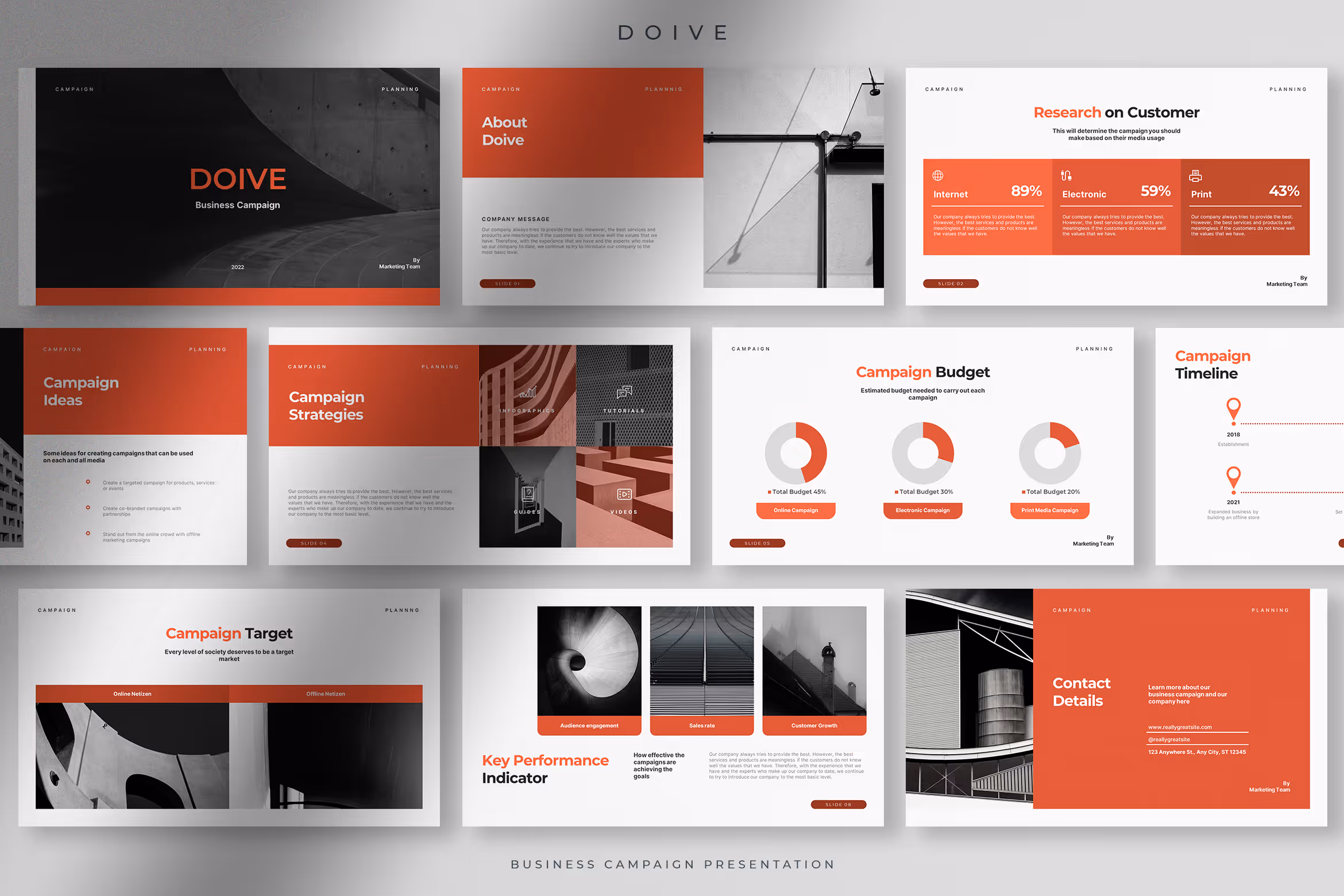 Doive – Clean Business Campaign Presentation