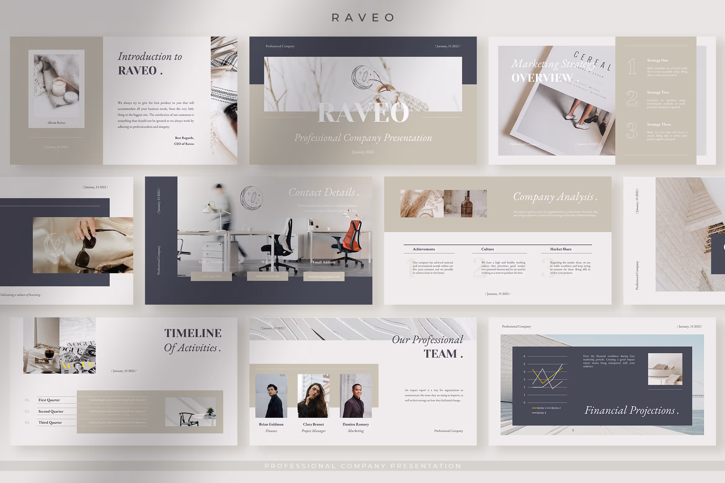 Raveo – Elegant Professional Company Presentation