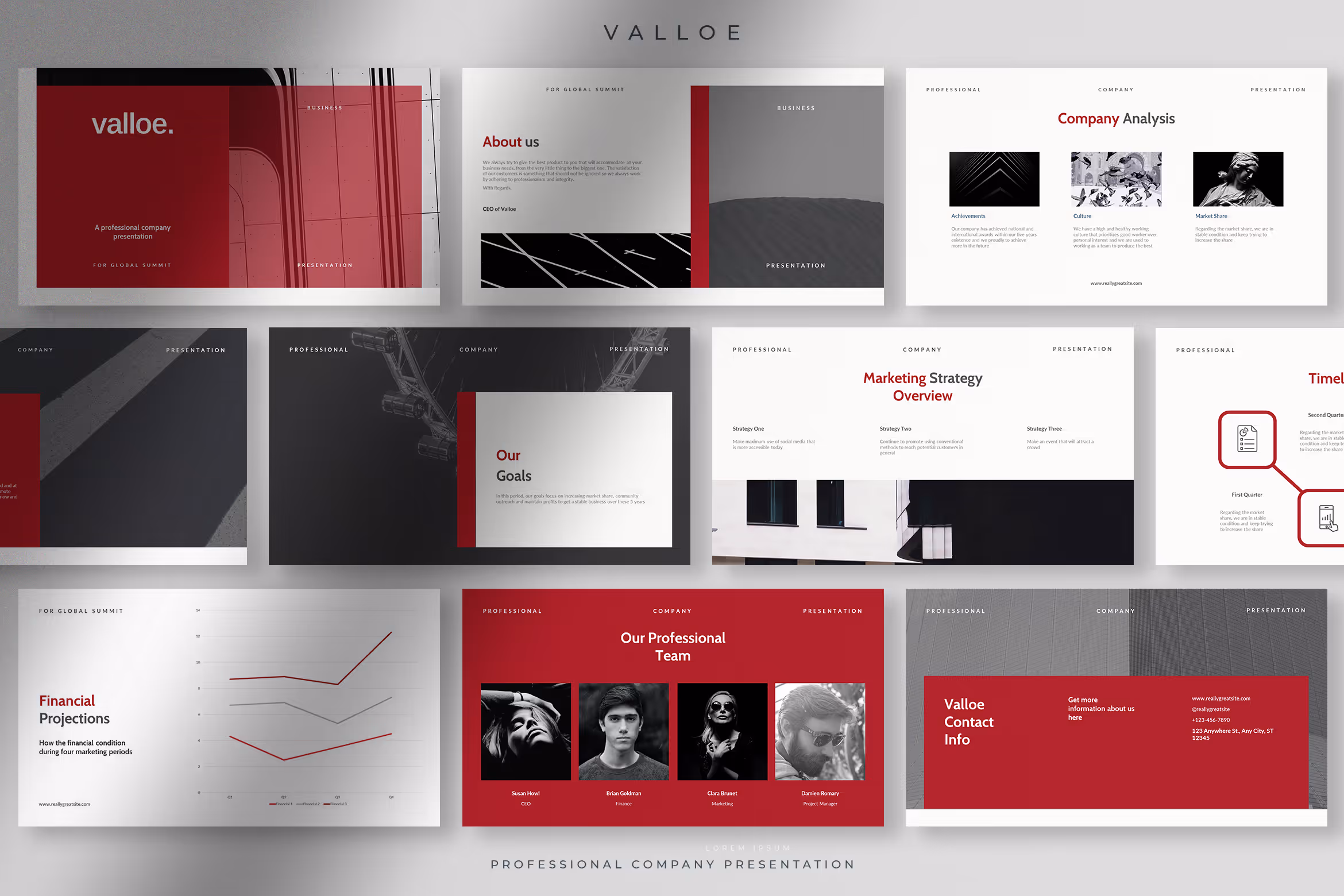 Valloe – Clean Professional Company Presentation 