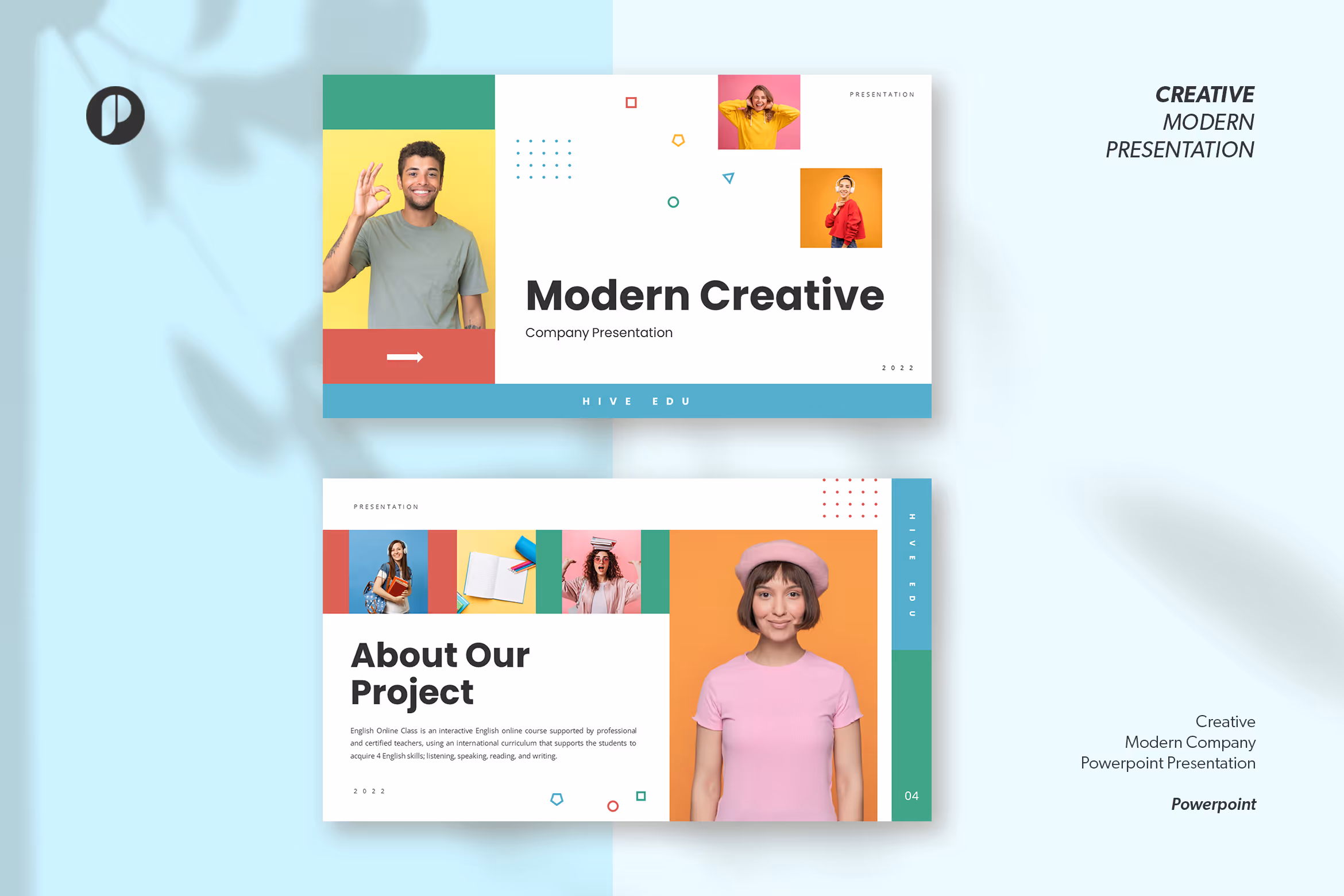 Hive – Colorful Creative Modern Startup PowerPoint