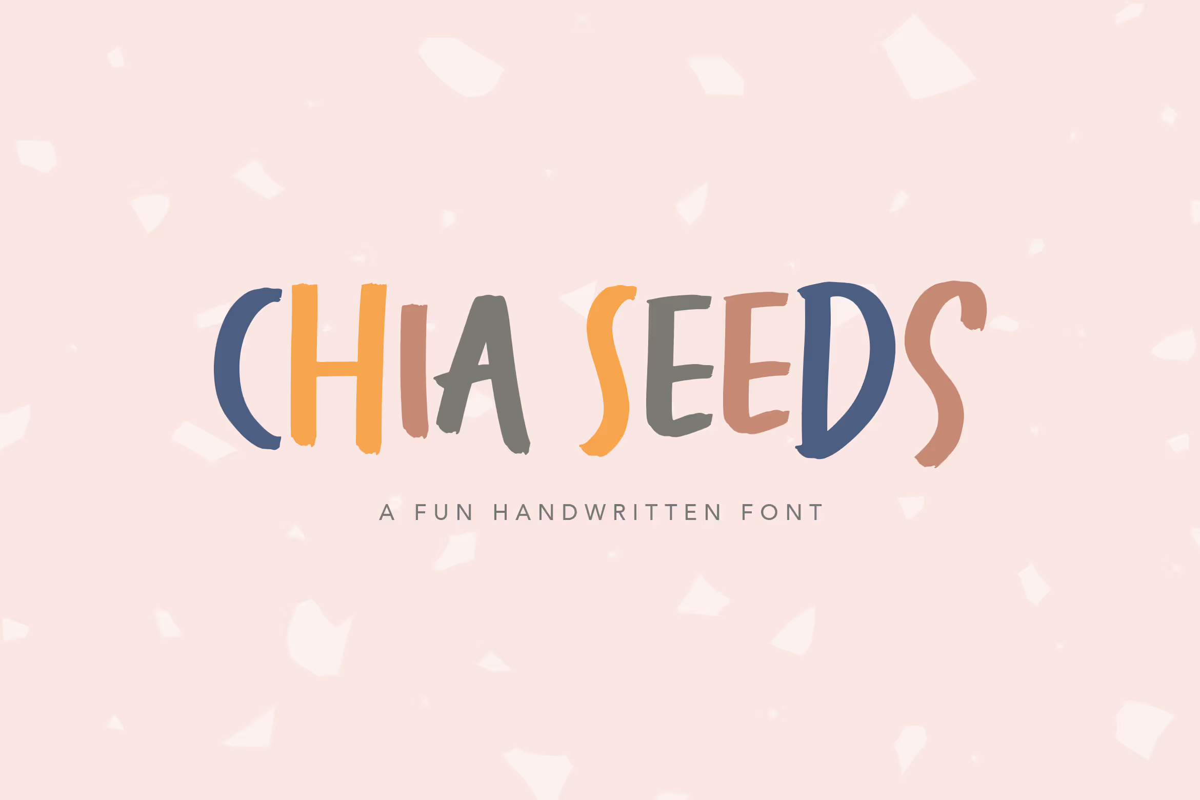 Chia Seeds Fun Handwritten Font