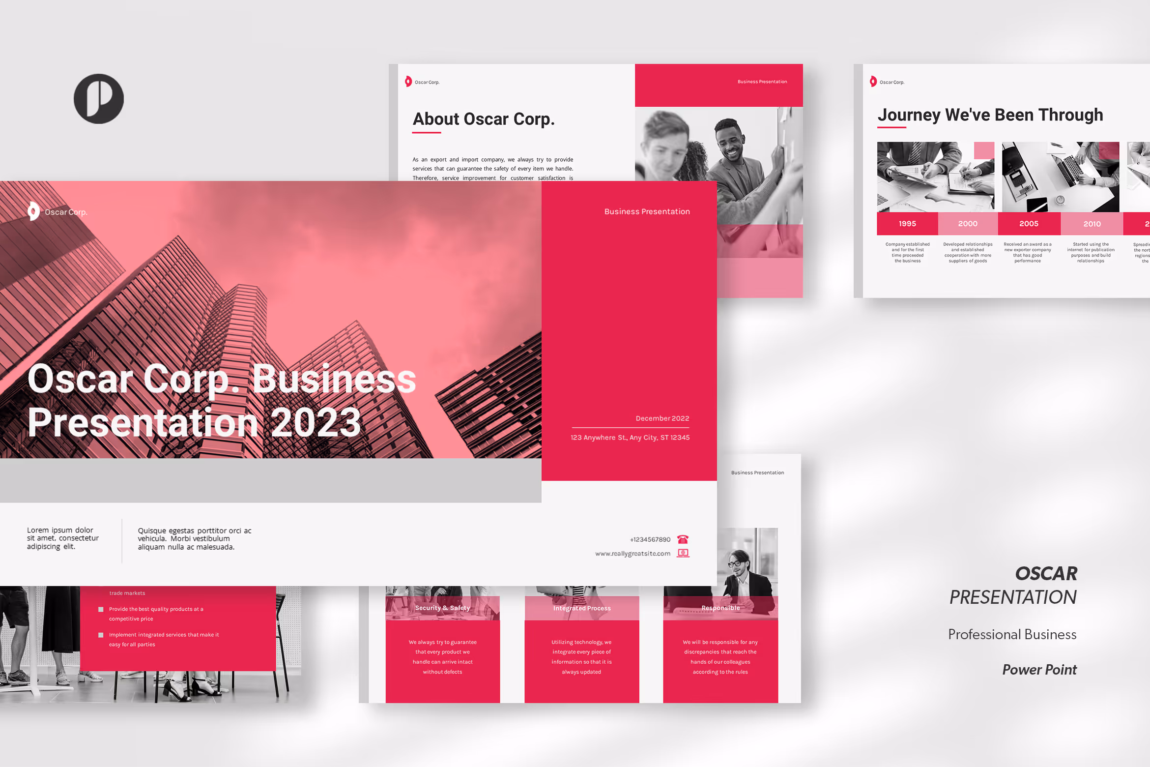 Oscar – Magenta Professional Business Presentation