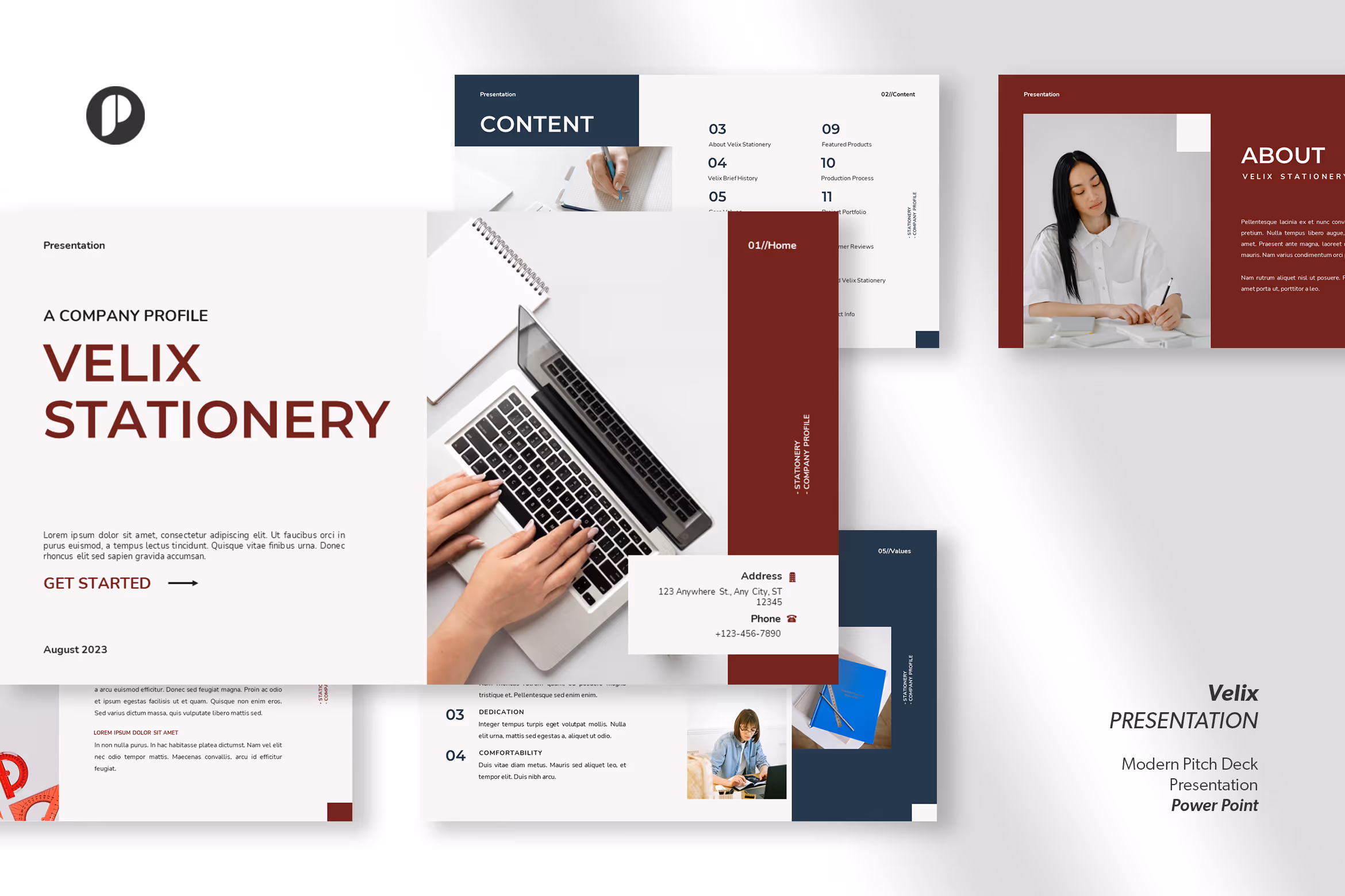 Velix – Alluring White Modern Minimalist Company