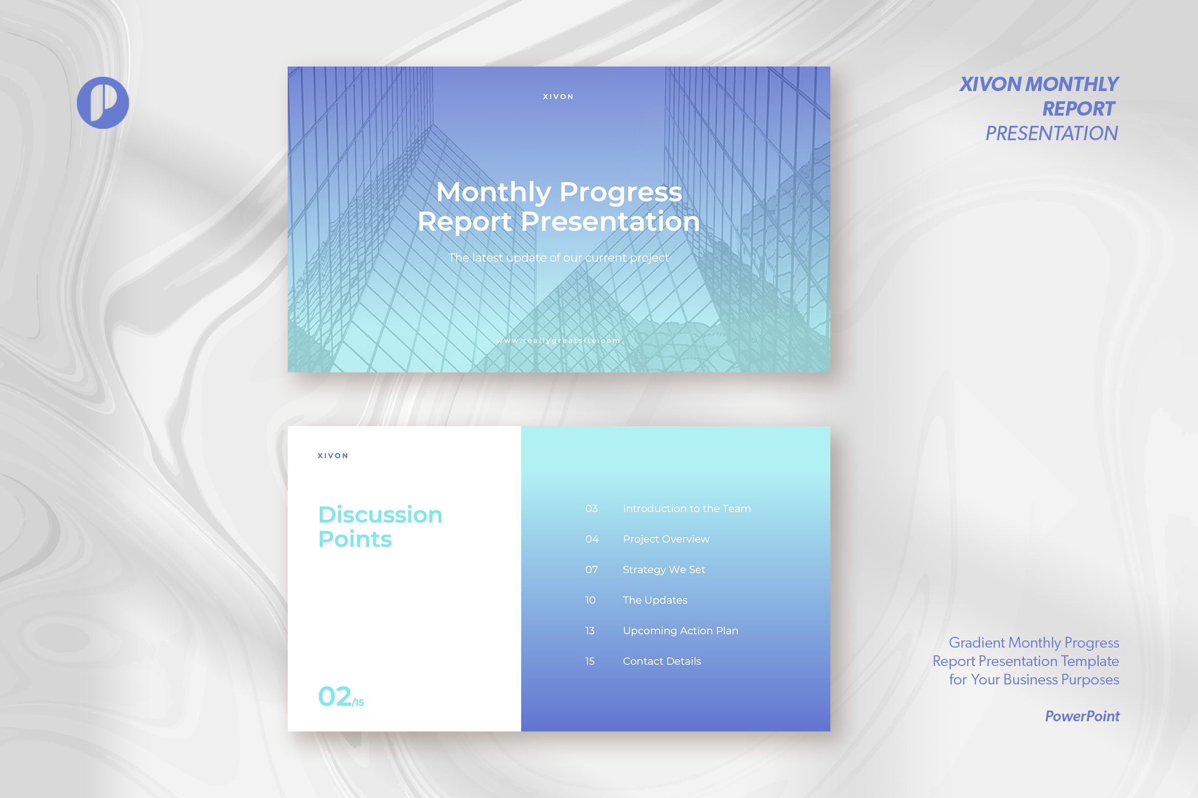 Xivon – Blue Ocean Gradient Monthly Progress 