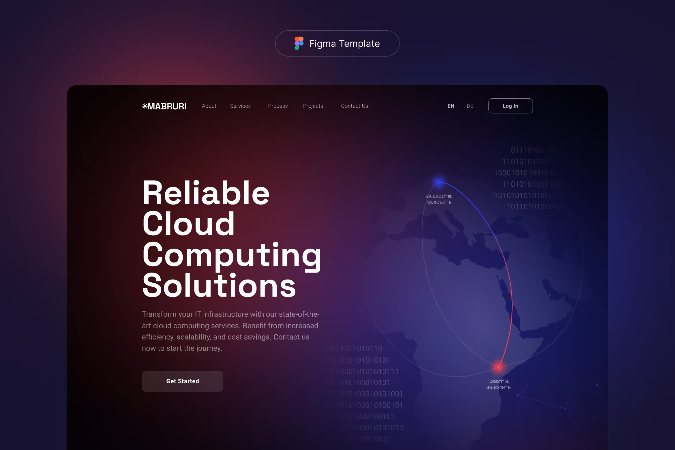Mabruri Cloud Computing Service Website 