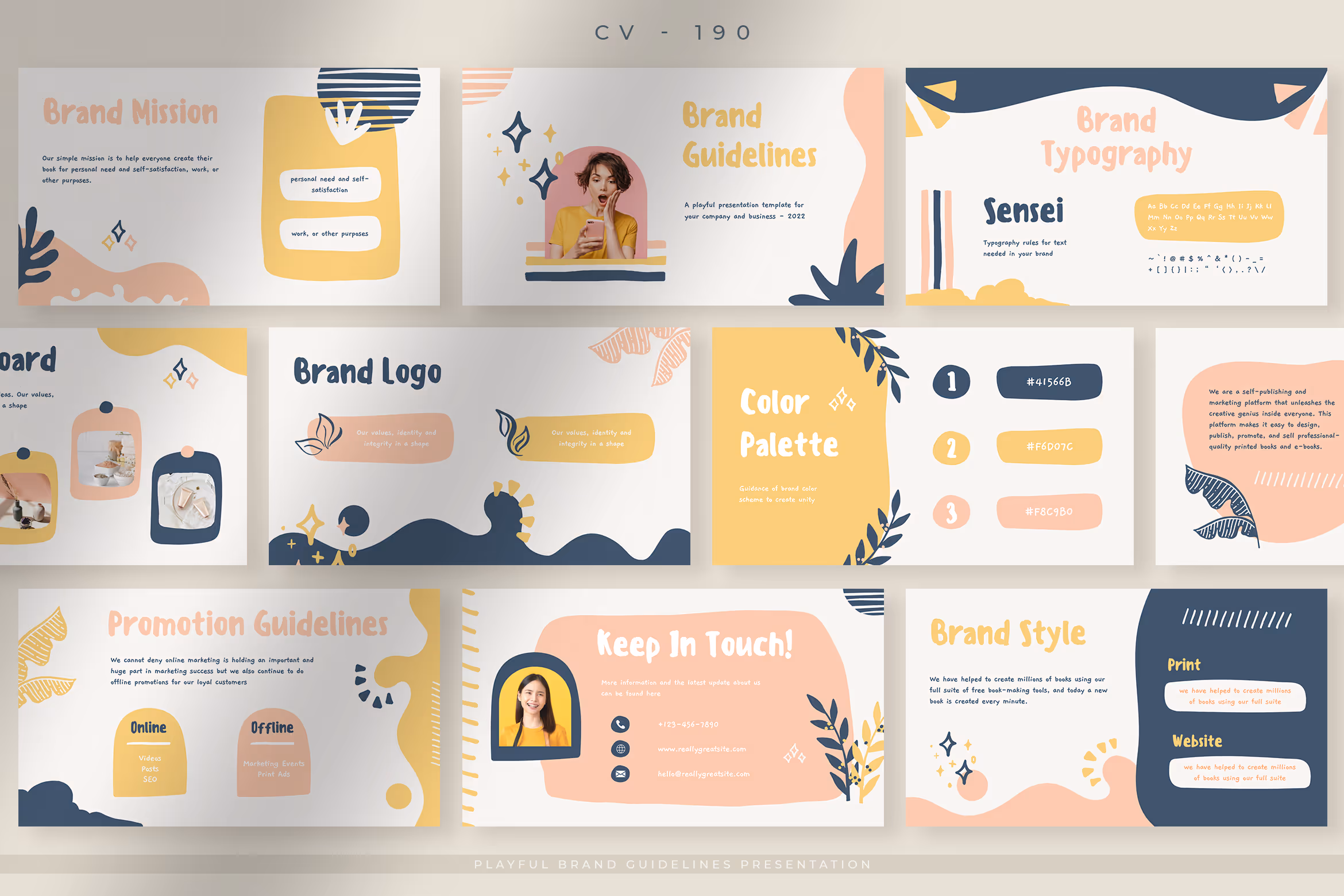 Pastel Playful Brand Guidelines Presentation 