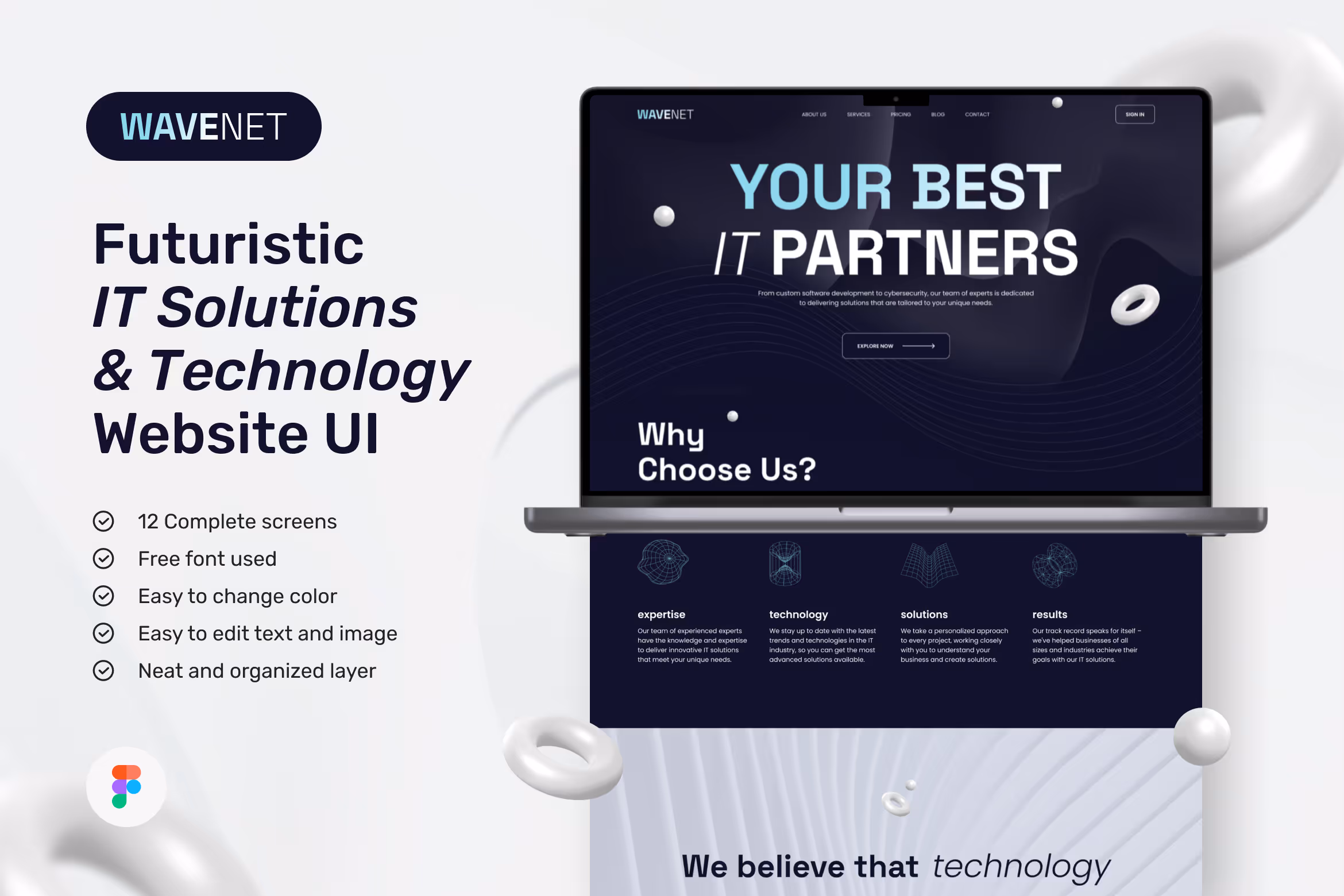 WaveNet – IT Solutions & Technology Website Design