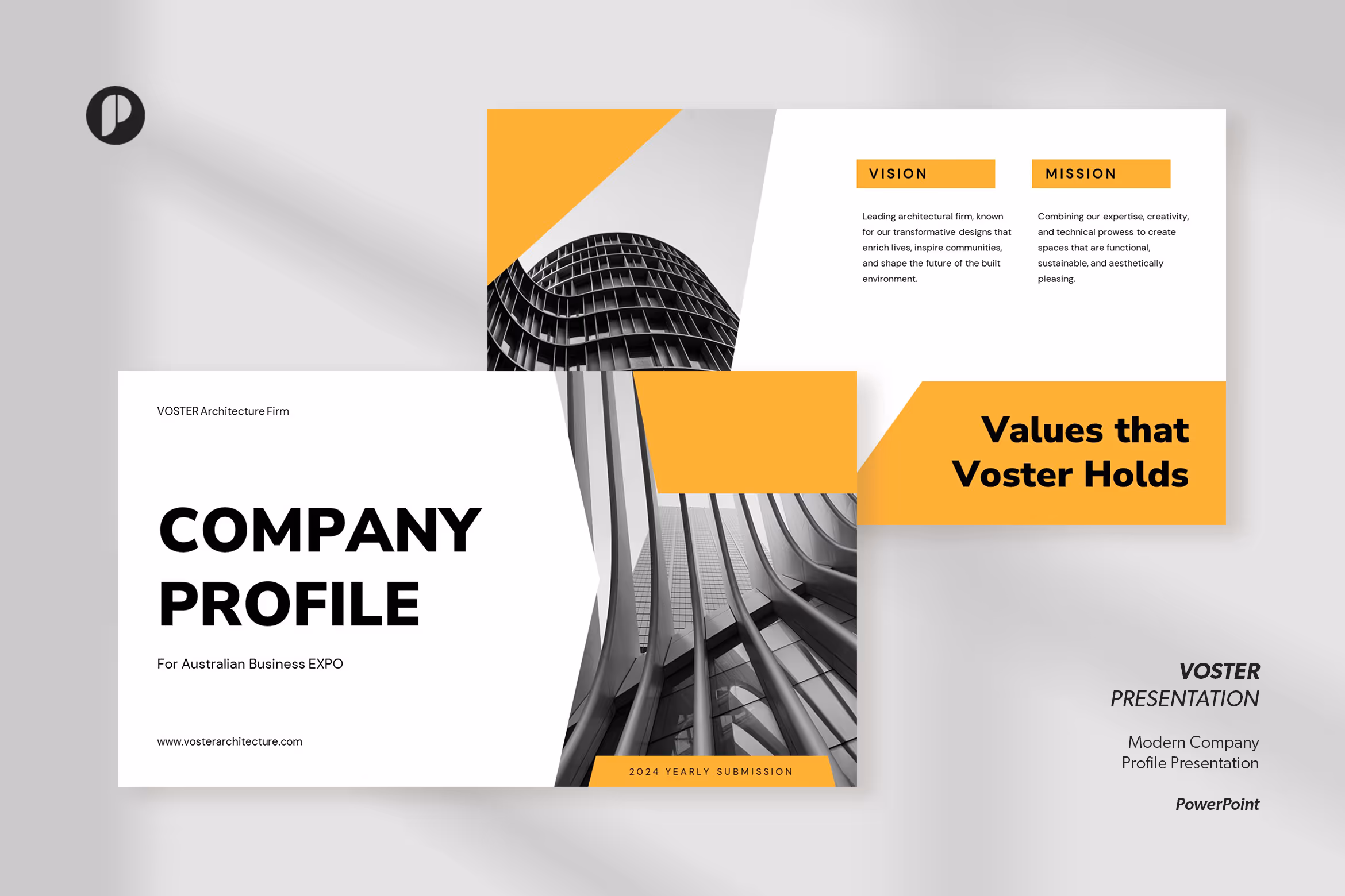 Voster – Modern Company Profile Presentation