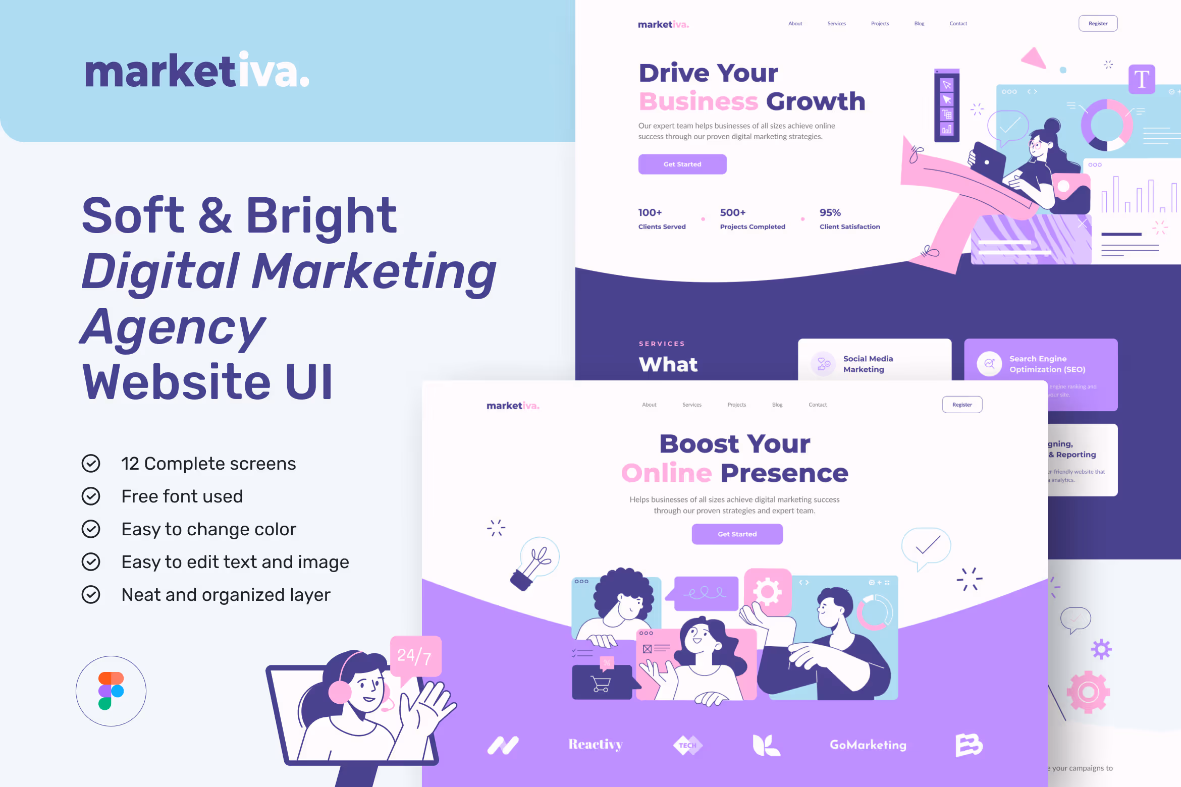 Marketiva – Digital Marketing Agency Website