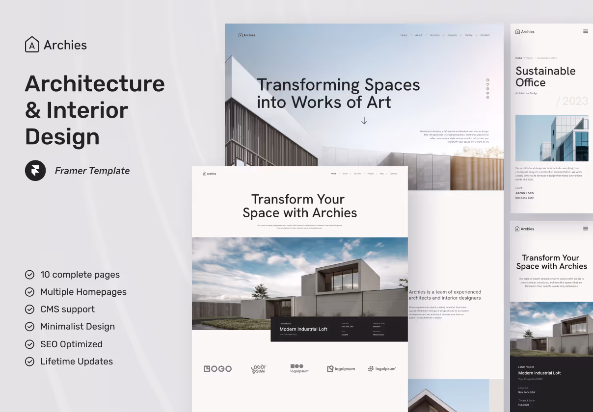 Archies – Architecture & Interior Design Framer