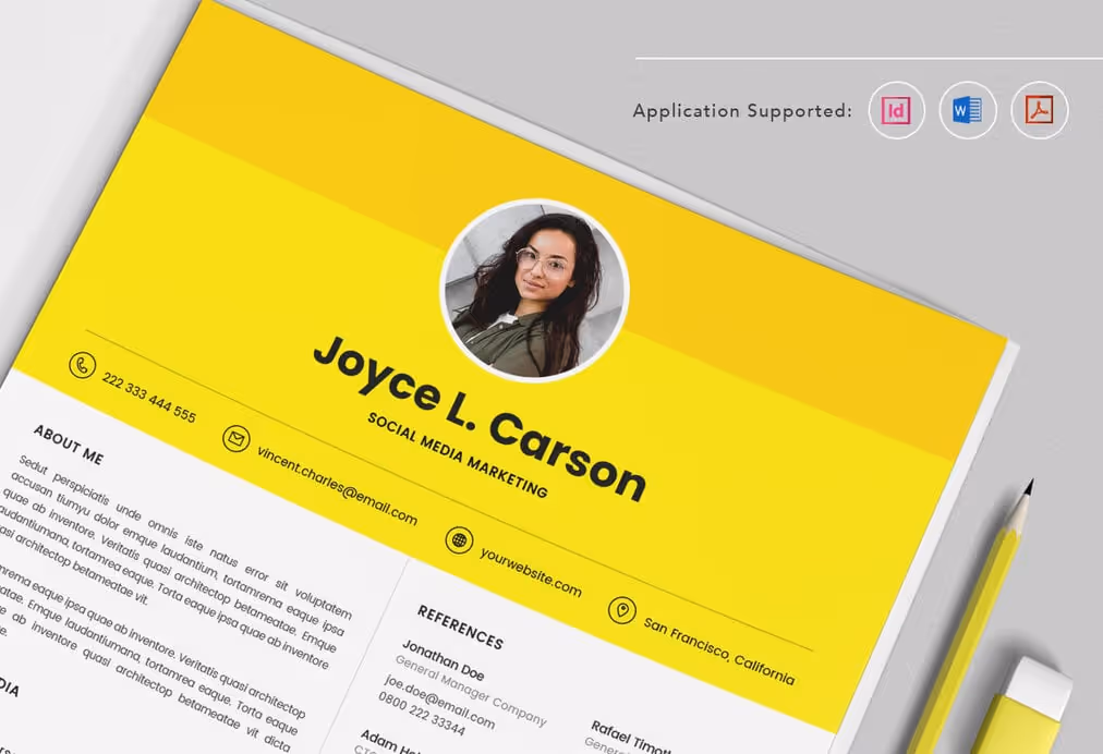 Professional CV Resume 15