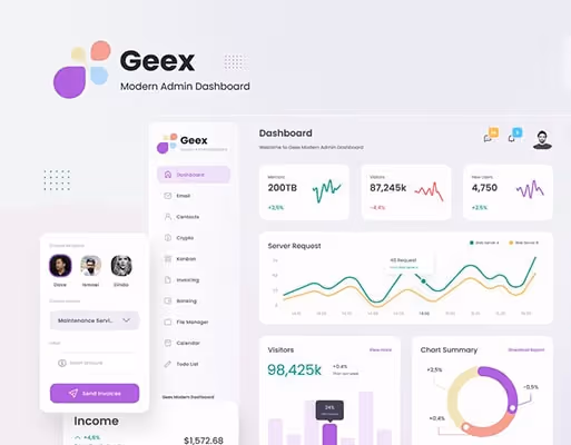 Geex Admin Dashboard