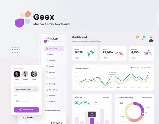 Geex Admin Dashboard
