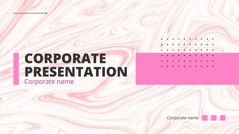 Pink Elegant Corporate Portfolio Presentation