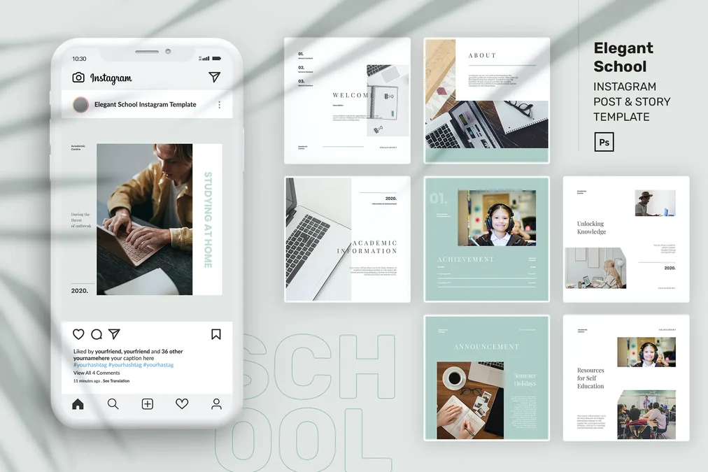 Education Instagram Template for Promotional Campaign