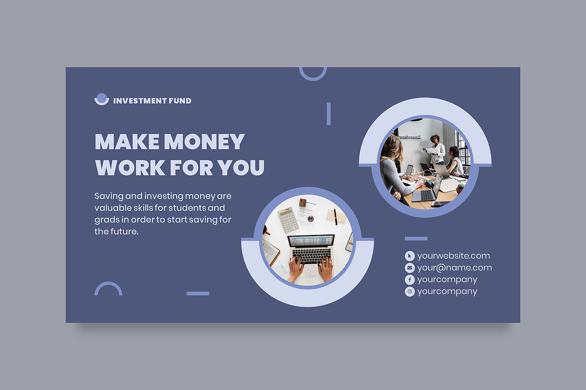 Cloudy Blue Modern Investment Fund and Finance Presentation 