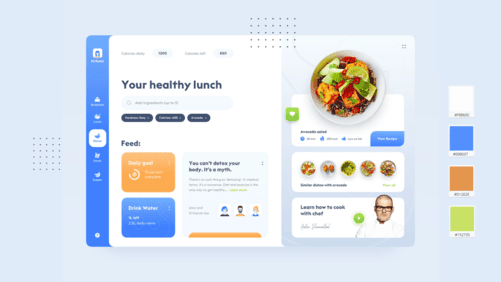 Color Combination for Healthy Restaurant