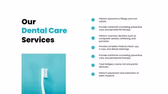 Dental Presentation for Business Purposes