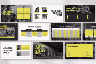 Marvio - The Pierced Lemon Bold Gym & Fitness Presentation