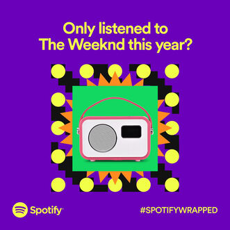 Spotify Design with Abstract Brutalism Style for 2023 Design Trend