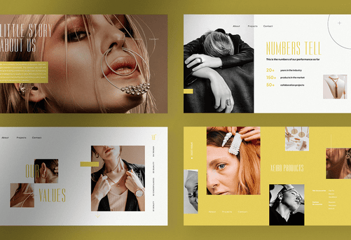 Xeiro, the White Citron Minimalist Modern Brand Guideline InDesign Presentation with Citron White and Black colors