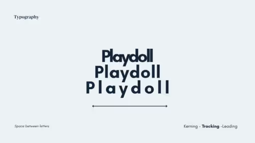 Tracking in Typography