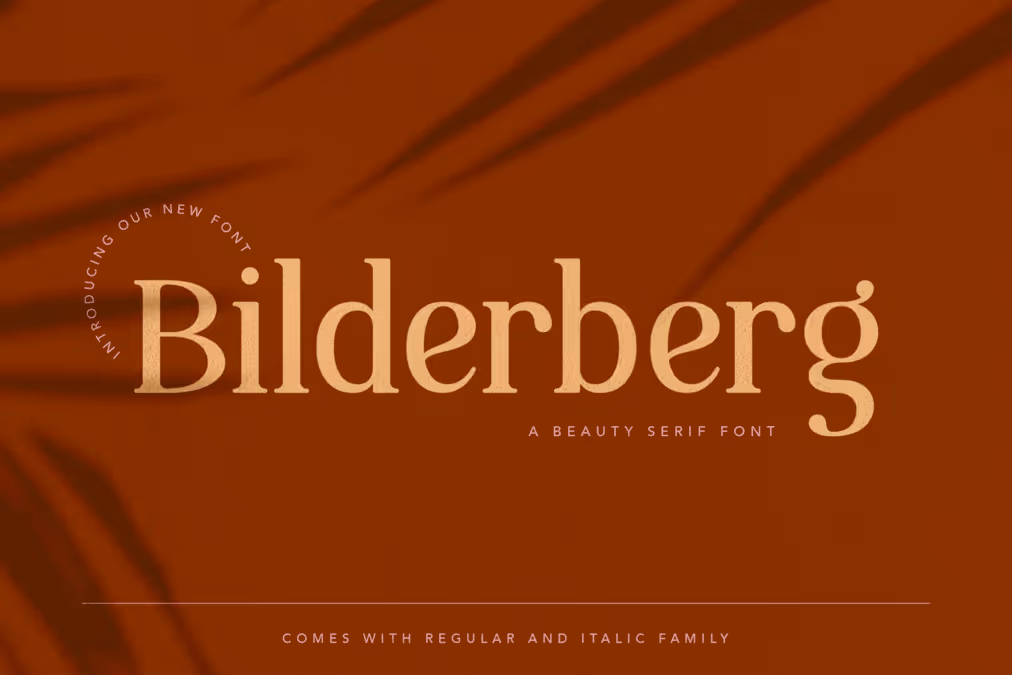 Bilderberg Beauty Serif Font
