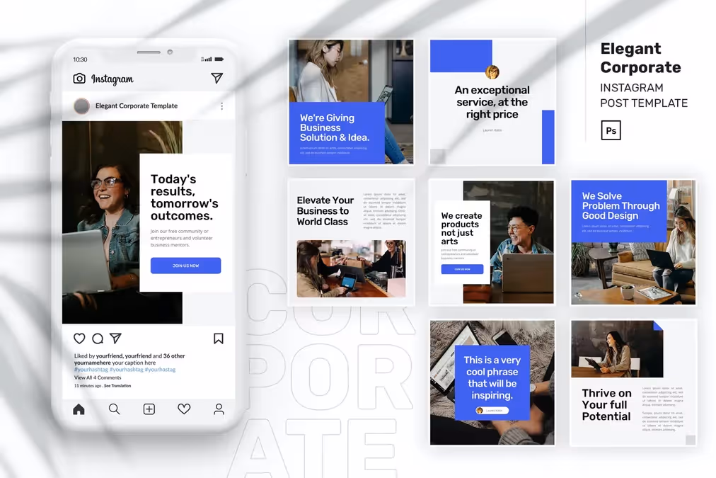 Elegant Corporate Instagram Canva