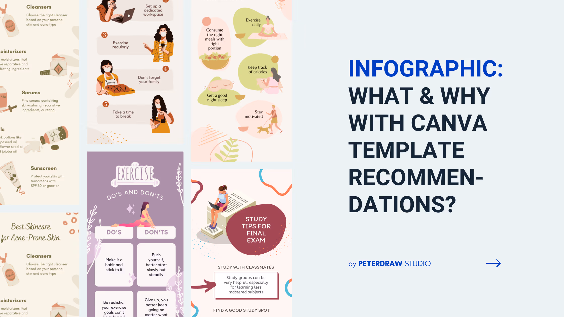 Infographic: What & Why with Infographic Canva Template Recommendations