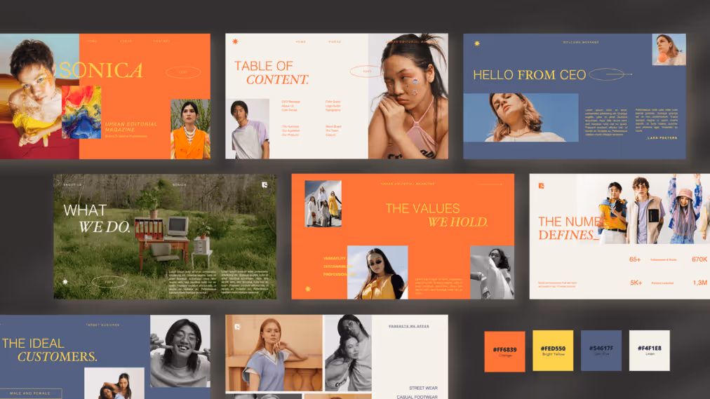 Vibrant Color Palette for Youthful Colors