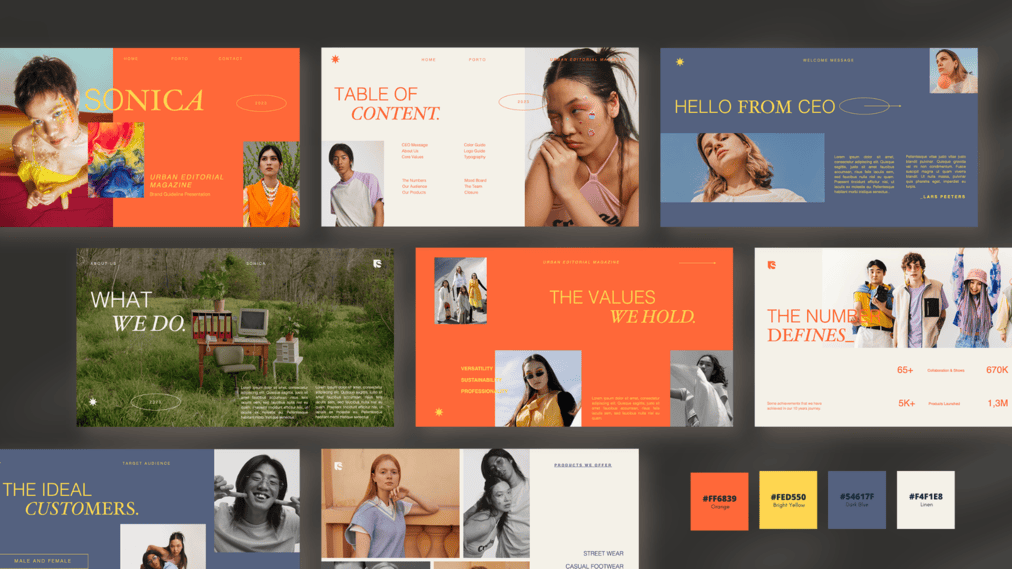Vibrant Color Palette for Youthful Colors