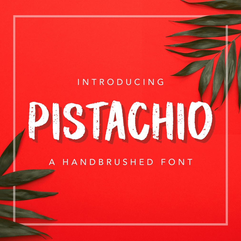 Pistachio Handbrushed Font