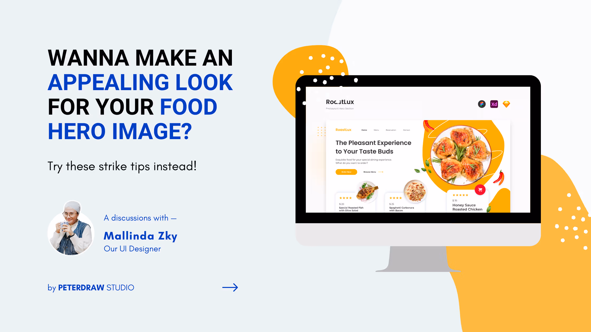 Wanna Make an Appealing Look for Your Food Website Hero Image? Try These Strike Tips Instead!