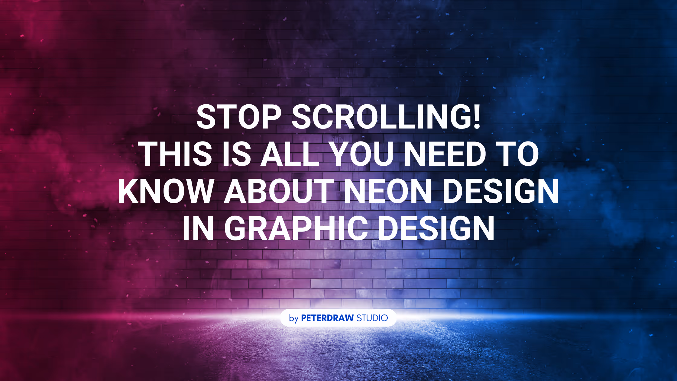 Stop Scrolling! This is All You Need to Know About Neon Design in Graphic Design