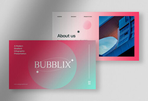 Bubblix – Modern Gradient Infographic Presentation